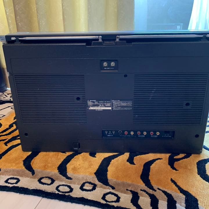 年代物 SHARP ザ・サーチャーW GF-808 ラジカセ　searcher