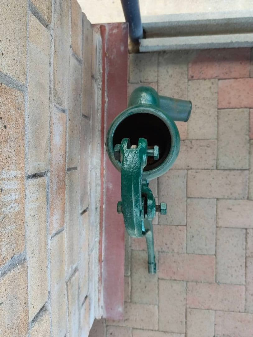 ガーデニングオブジェ 　インテリア　35型 緑色 鋳鉄製　アンティーク