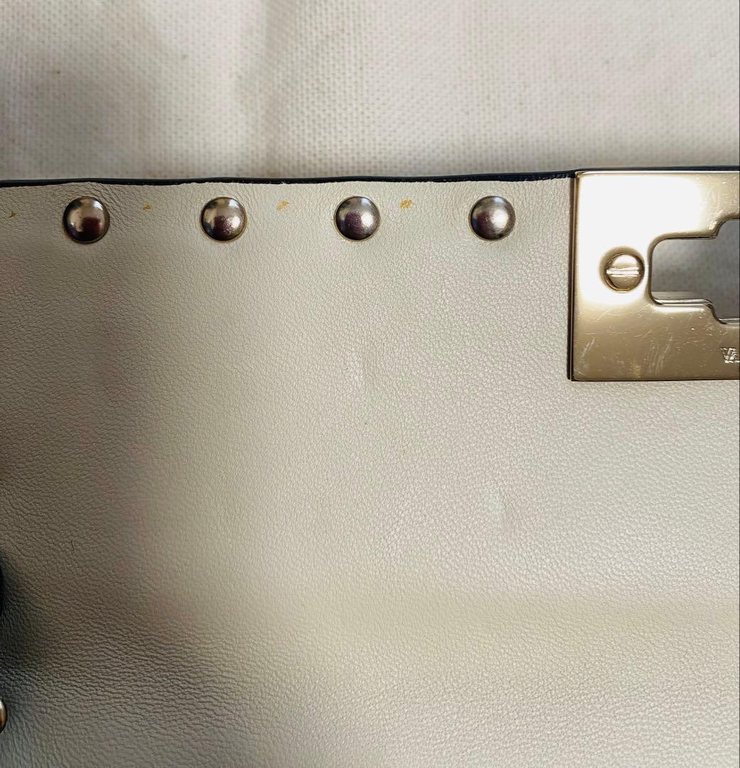 VALENTINO ロックスタッズスパイクスモールショルダーバッグ