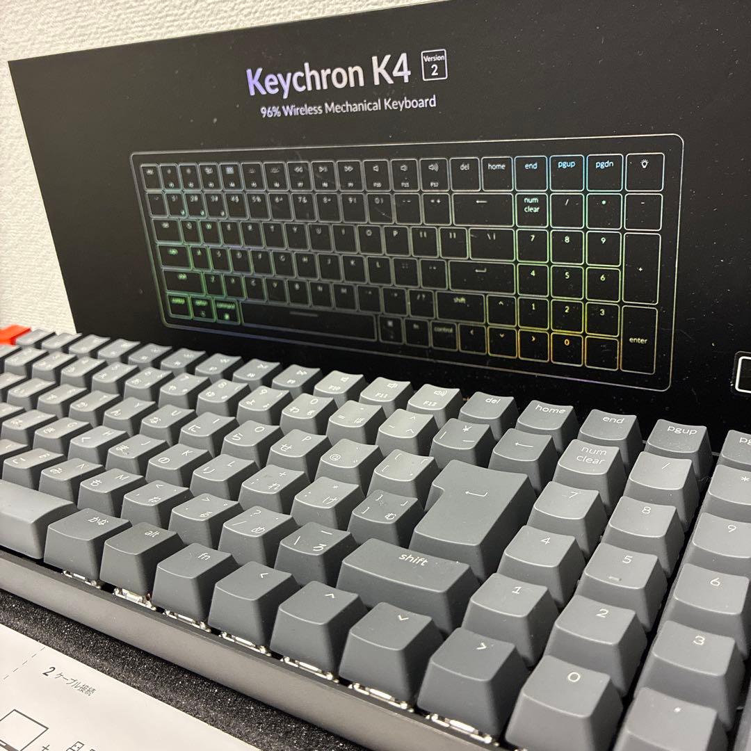 【Keychron】K4 96%ワイヤレスメカニカルキーボード
