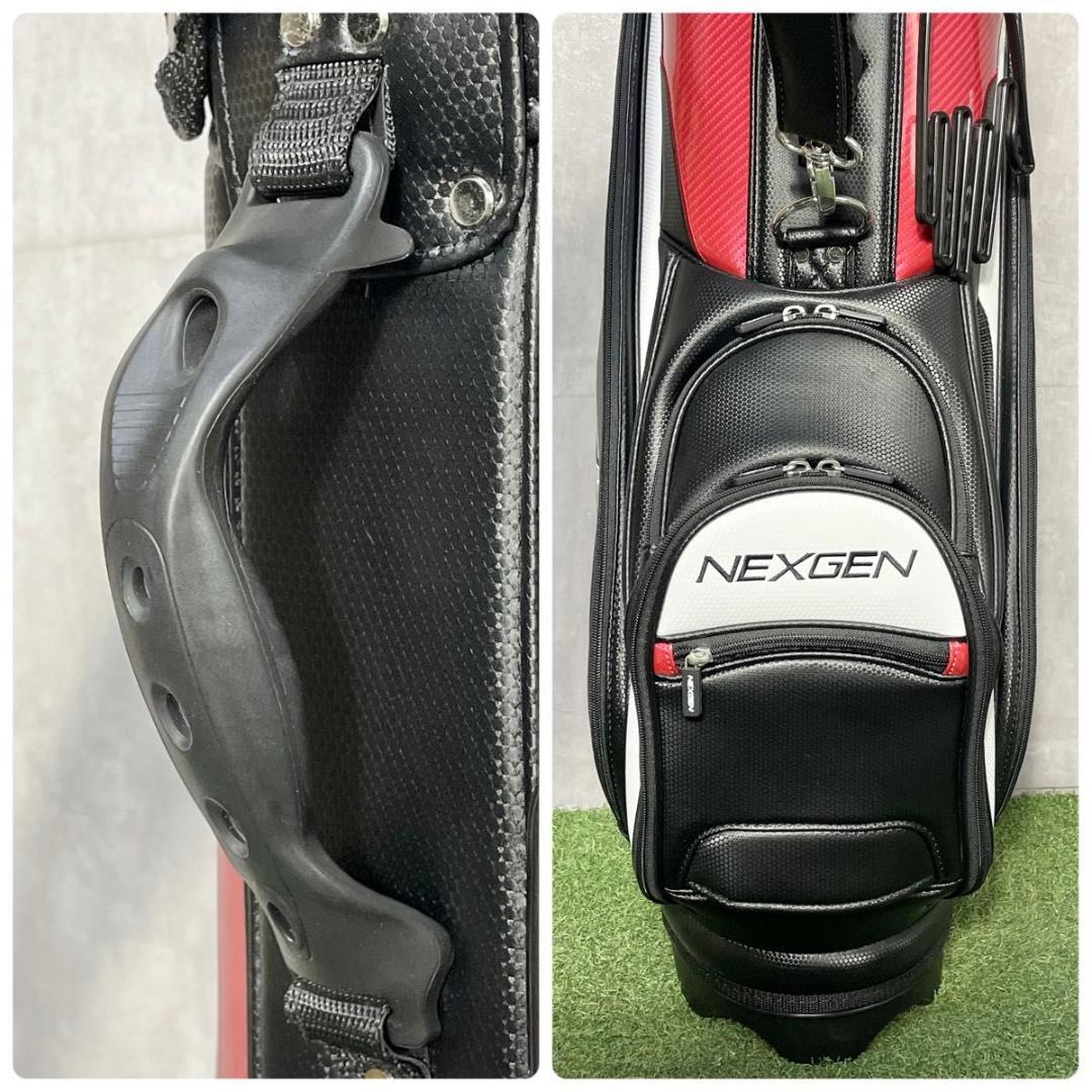 【美品】NEXGEN ネクスジェン キャディバッグ ゴルフバッグ スタンド 軽量