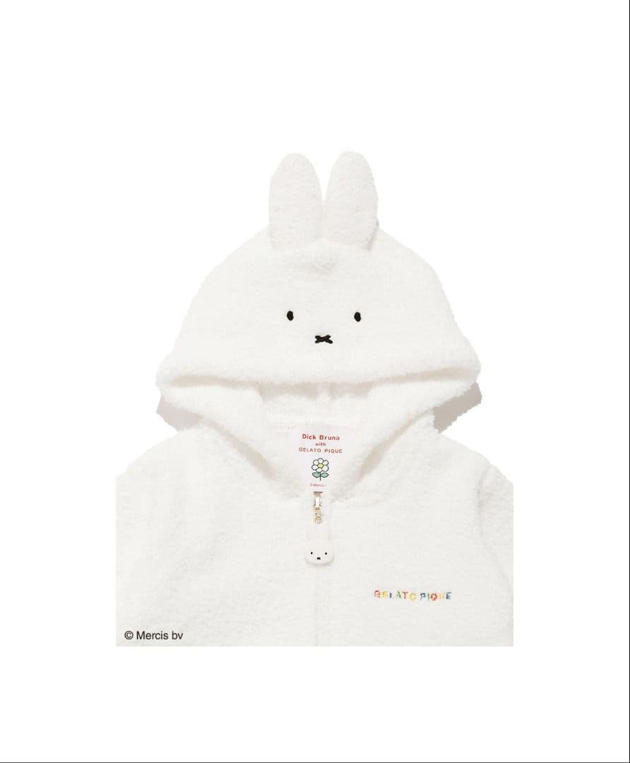 【新品/サイズ80】ジェラートピケ ミッフィー ベビモコ ロンパース
