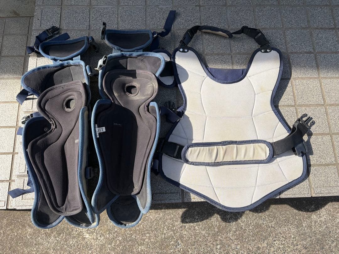 キャッチャー防具 プロテクター レガース 一般軟式 ナイキ プロマーク