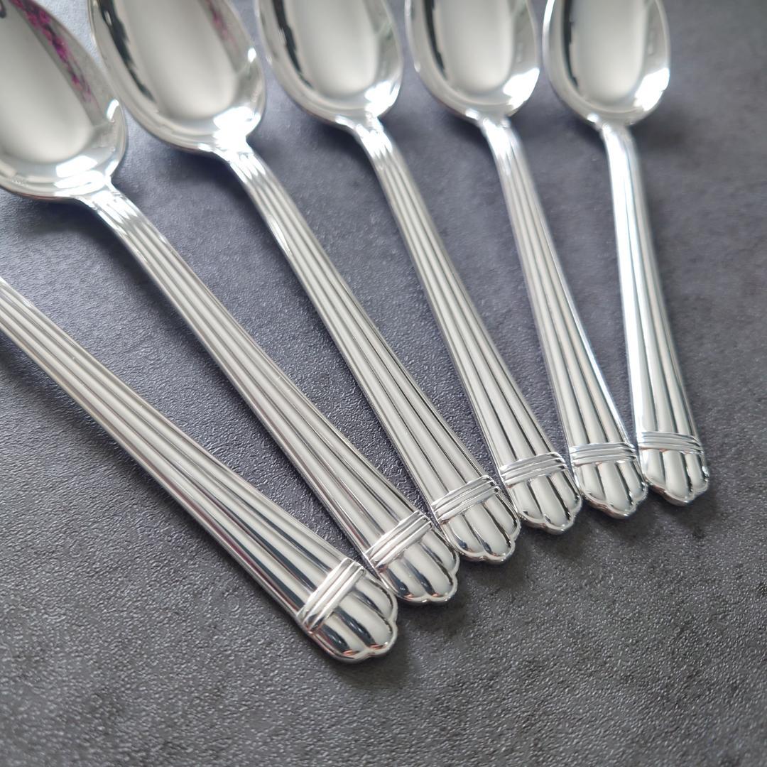 美品 クリストフル アリア コーヒースプーン 6点