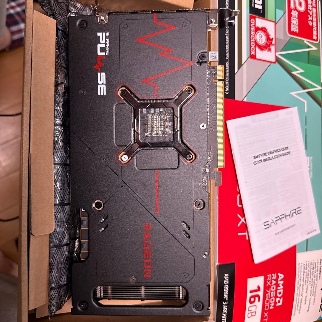 グラフィックボード・グラボ・ビデオカード sapphire RADEON RX7600XT 16GB PULSE