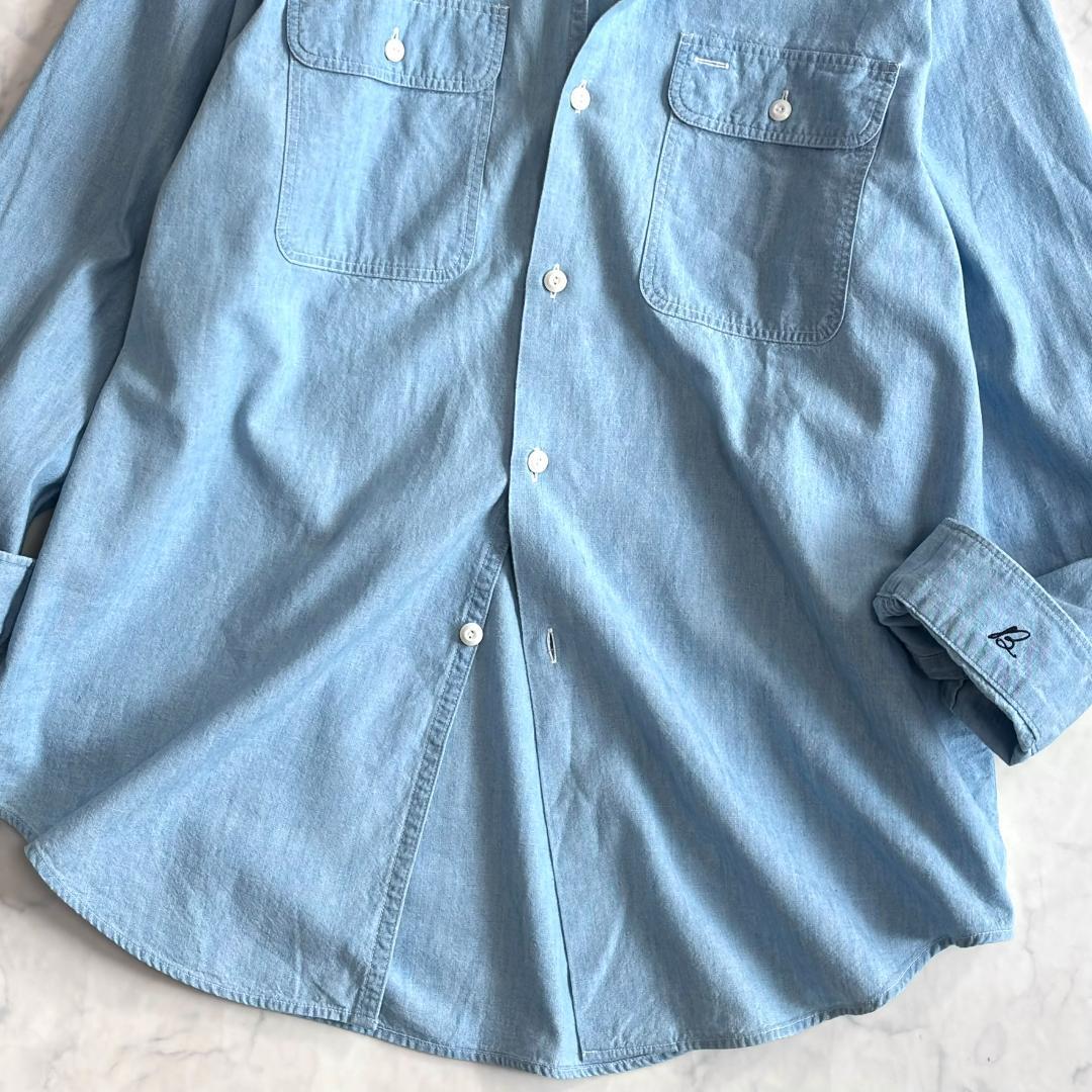 美品・希少M♪マディソンブルー ハンプトンシャンブレーシャツ 02 ub2