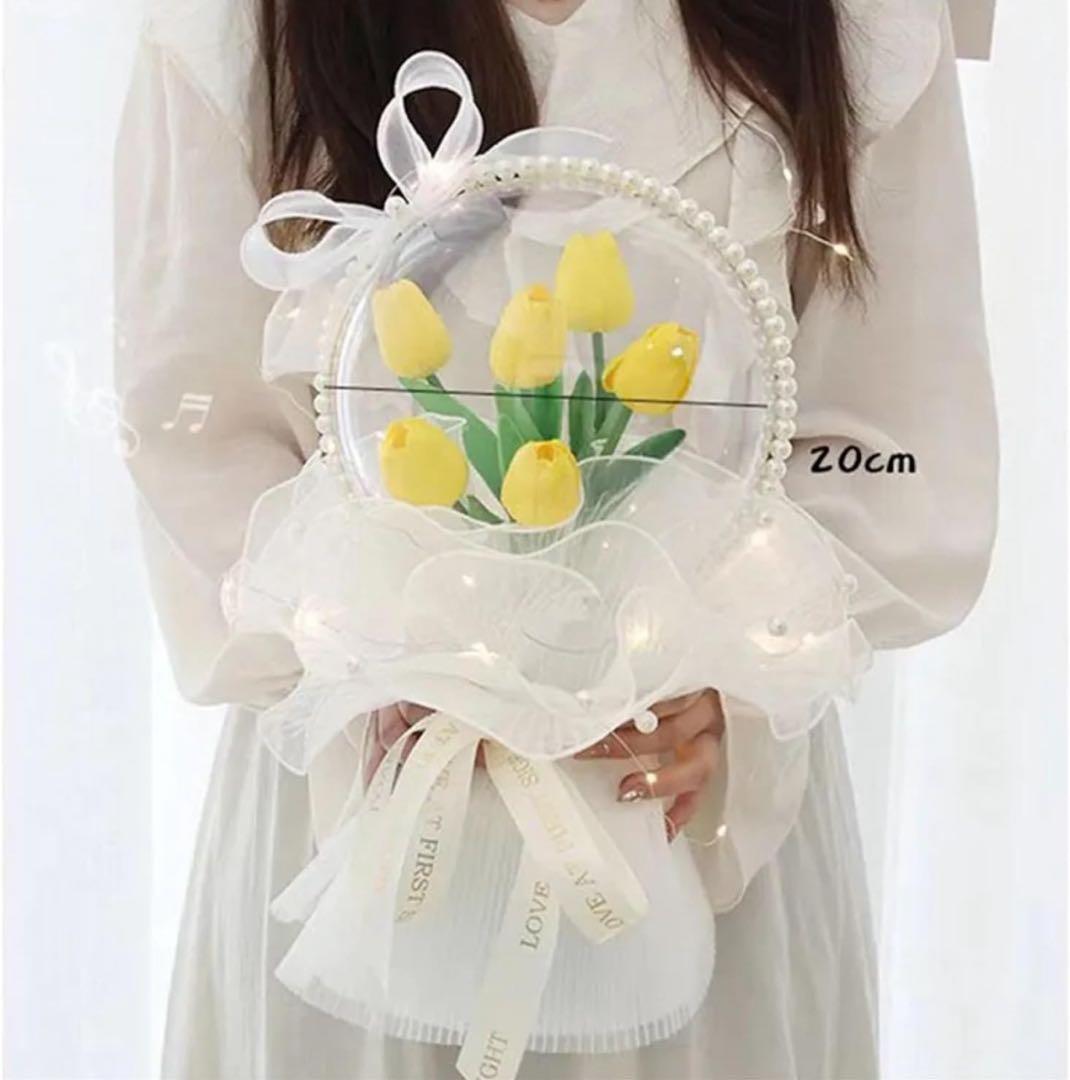 プリザーブドフラワー 　花束　観葉植物　造花　ピンク　クリスマス　インテリア