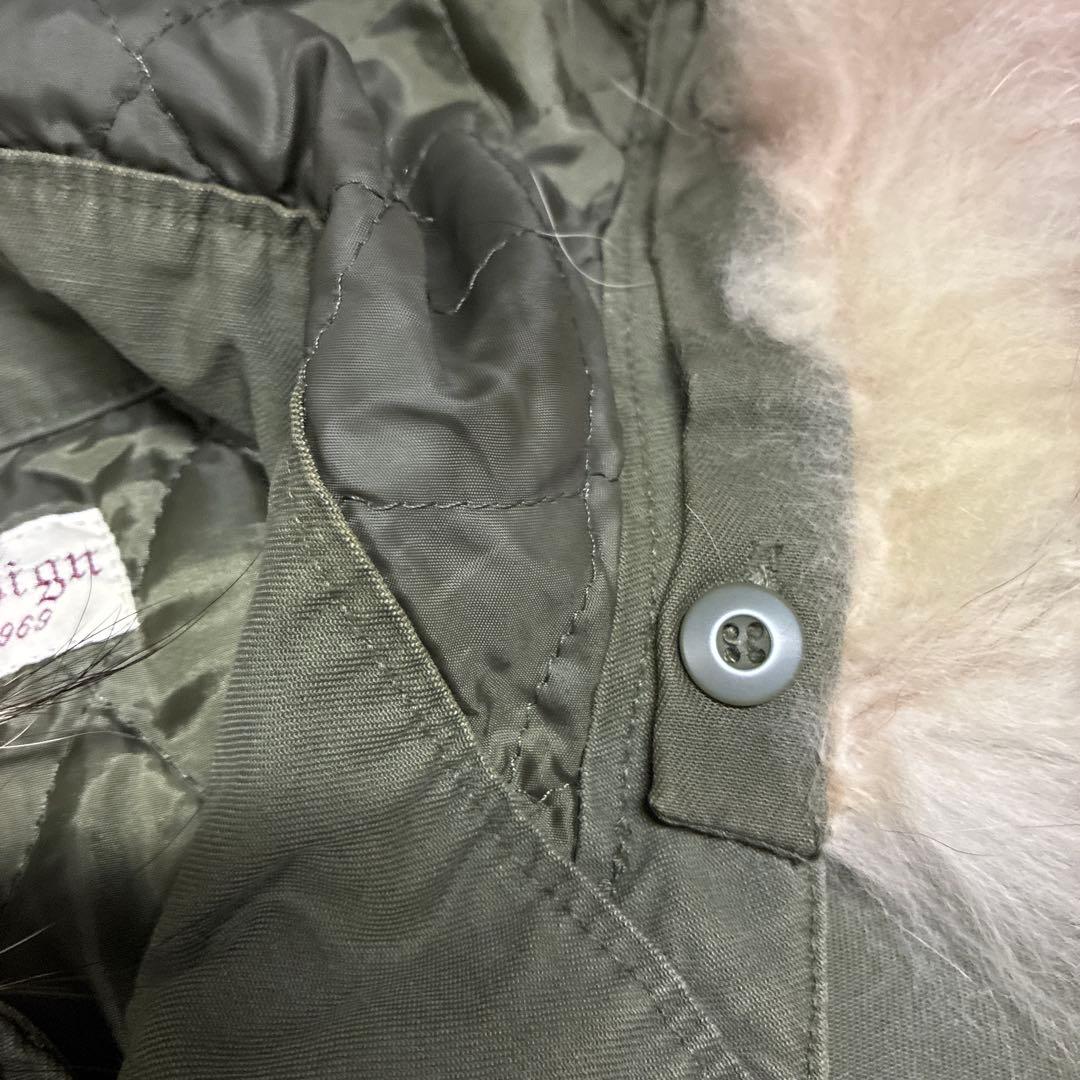 平成　グランジ　モッズコート　リアルファー　ギミック　ミリタリー　Y2K N3B