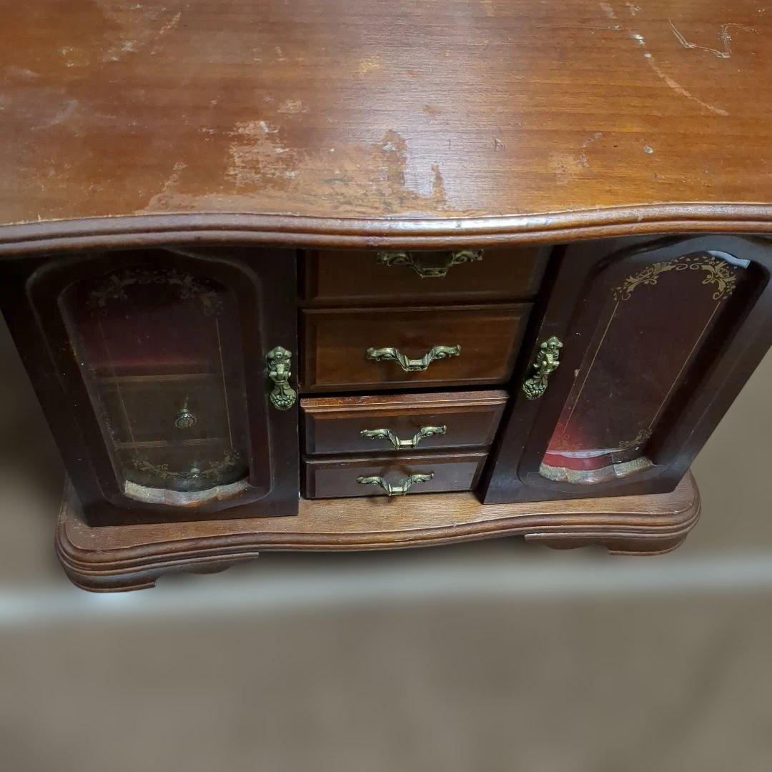 木製ミュージカルBOX　アクセサリーケース