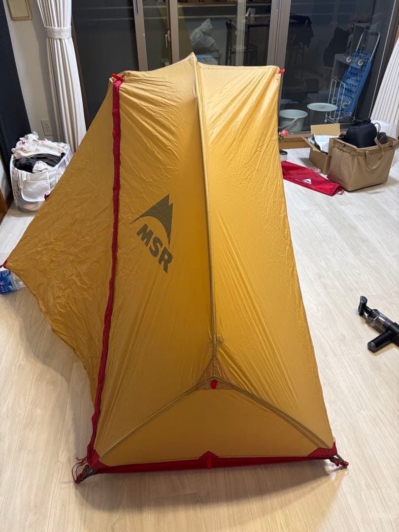 【美品】MSR Hubba Hubba 1専用フットプリント付き 1人用