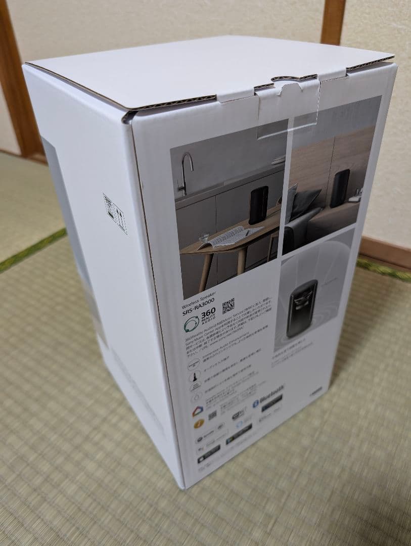 最安値!　SONY SRS-RA3000（B）ブラック　スマートスピーカー