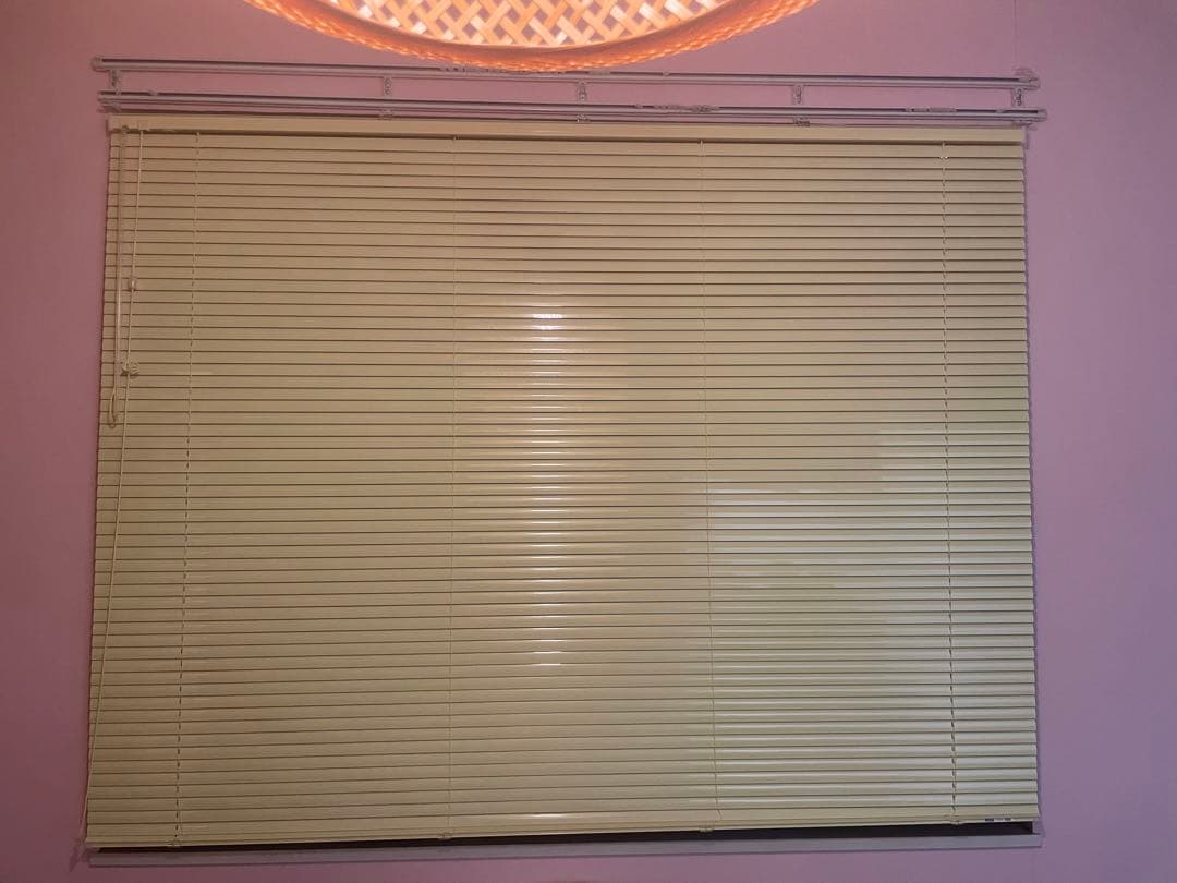 ブラインド　イエロー　165×130㎝