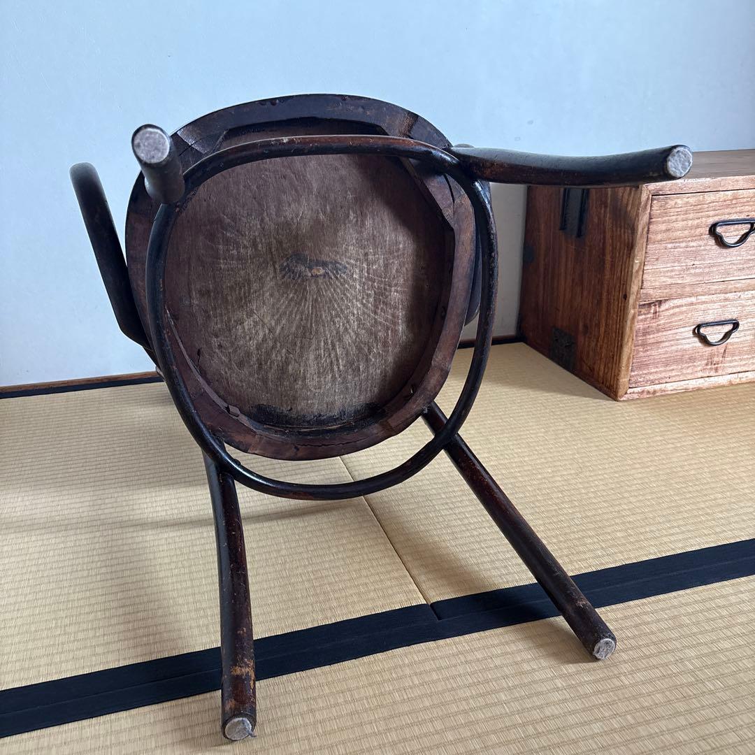 本日のみ値下げベンドウッドアームチェア●曲木木製チェアJ &J.Kornビーチ