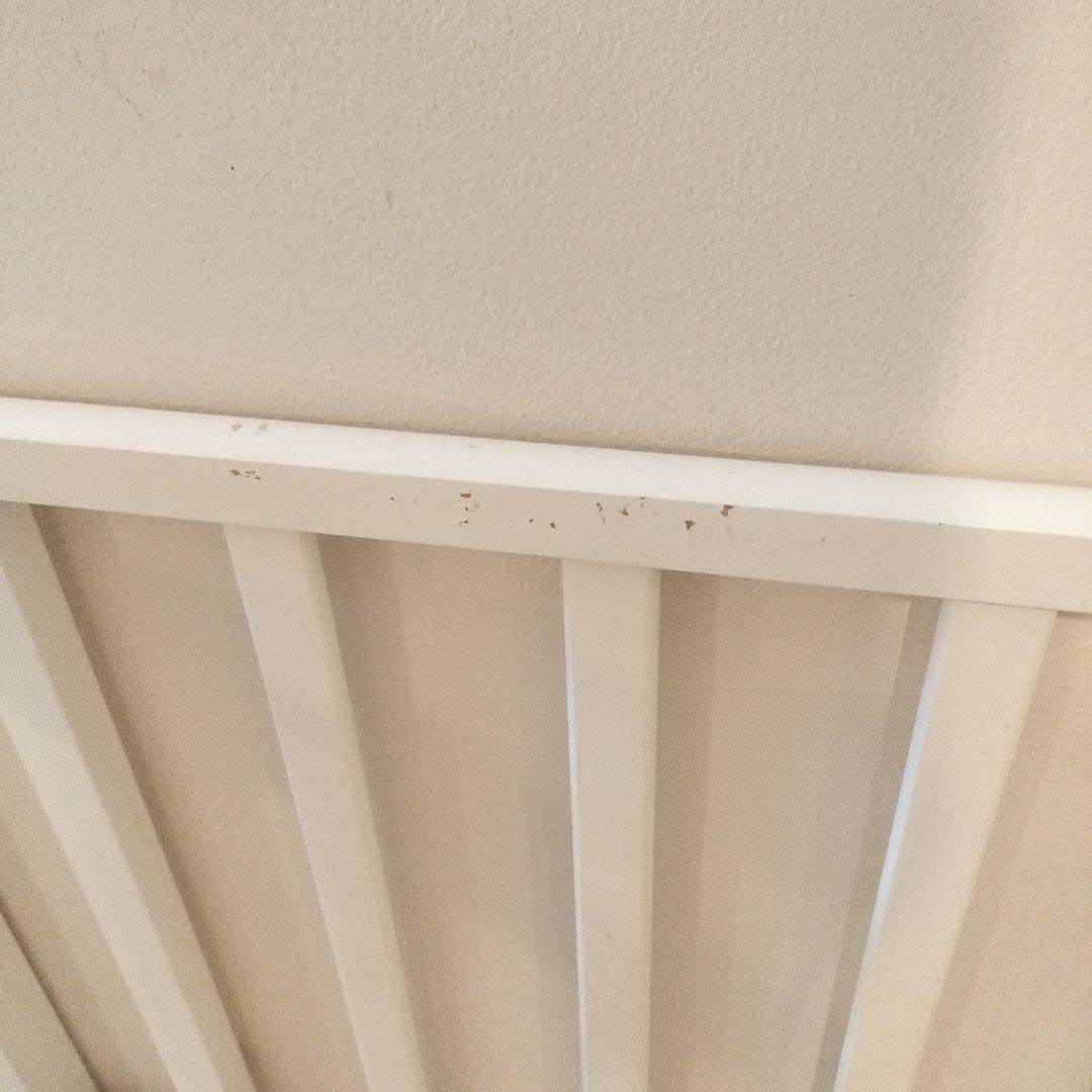 大和屋　木製ミニベビーベッド 白