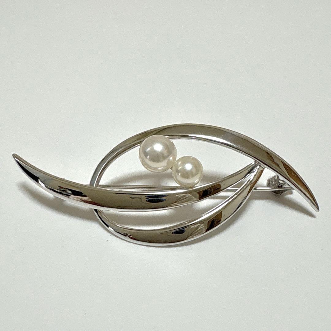 極美品✨皇室御用達 MIKIMOTO ミキモト アコヤ真珠 パール ブローチ