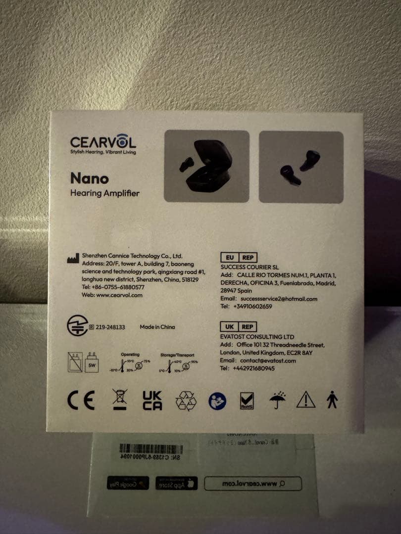 【新品未開封】Cearvol 新型「Nano」超小型AI集音器　黒　58800円