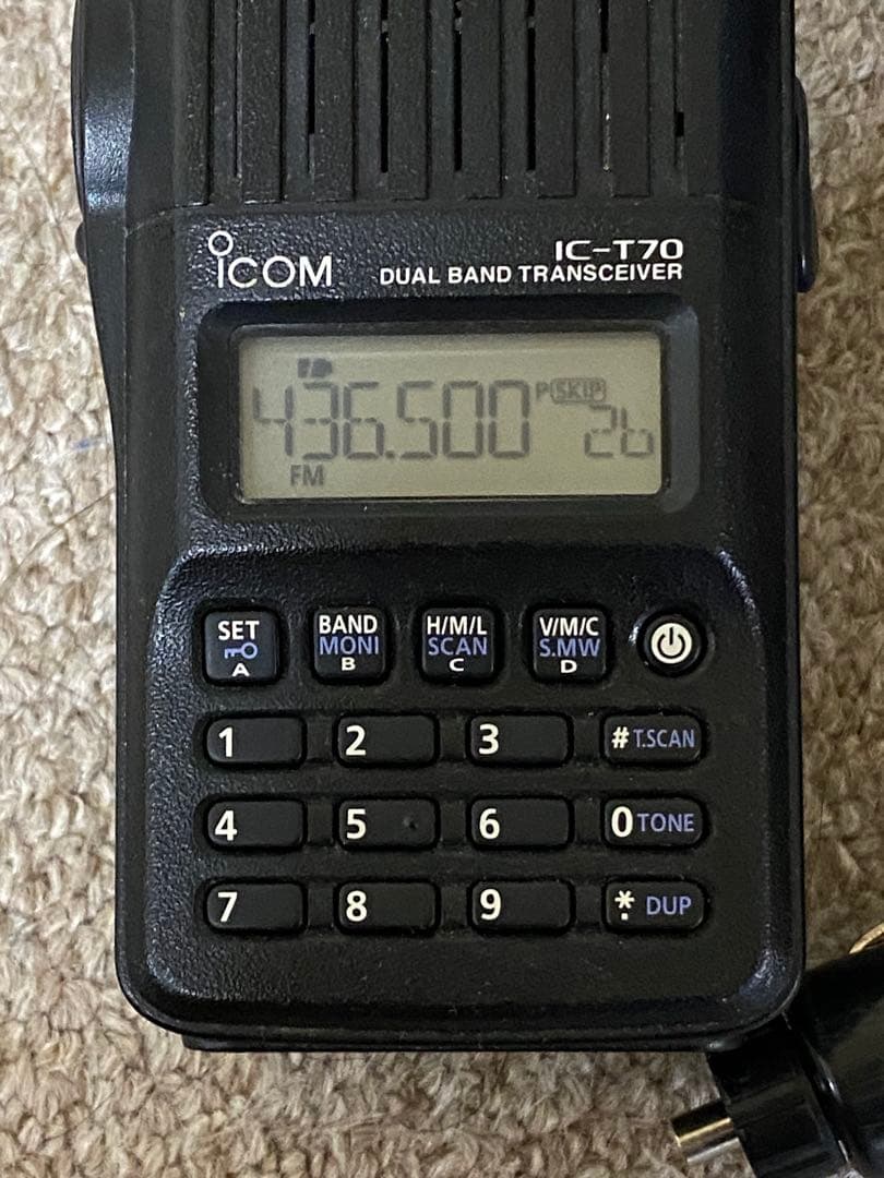 ｊ.kazuアイコムＩＣ－T 70ハンディ無線機