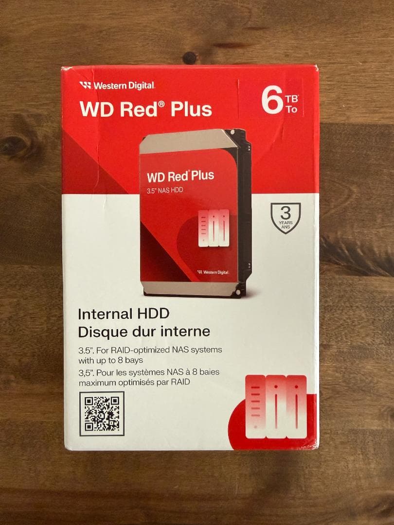 Western Digital WD60EFPX 6TB 内蔵HDD