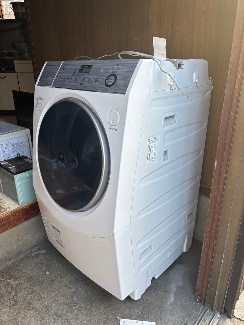 SHARP ドラム式洗濯機 ES-H10C-WL