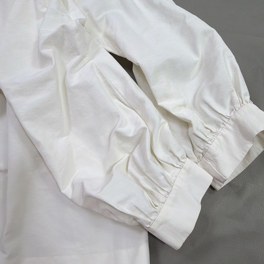 美品 CELERIセルリ PUFF ブラウス　ボリューム袖　アイボリー