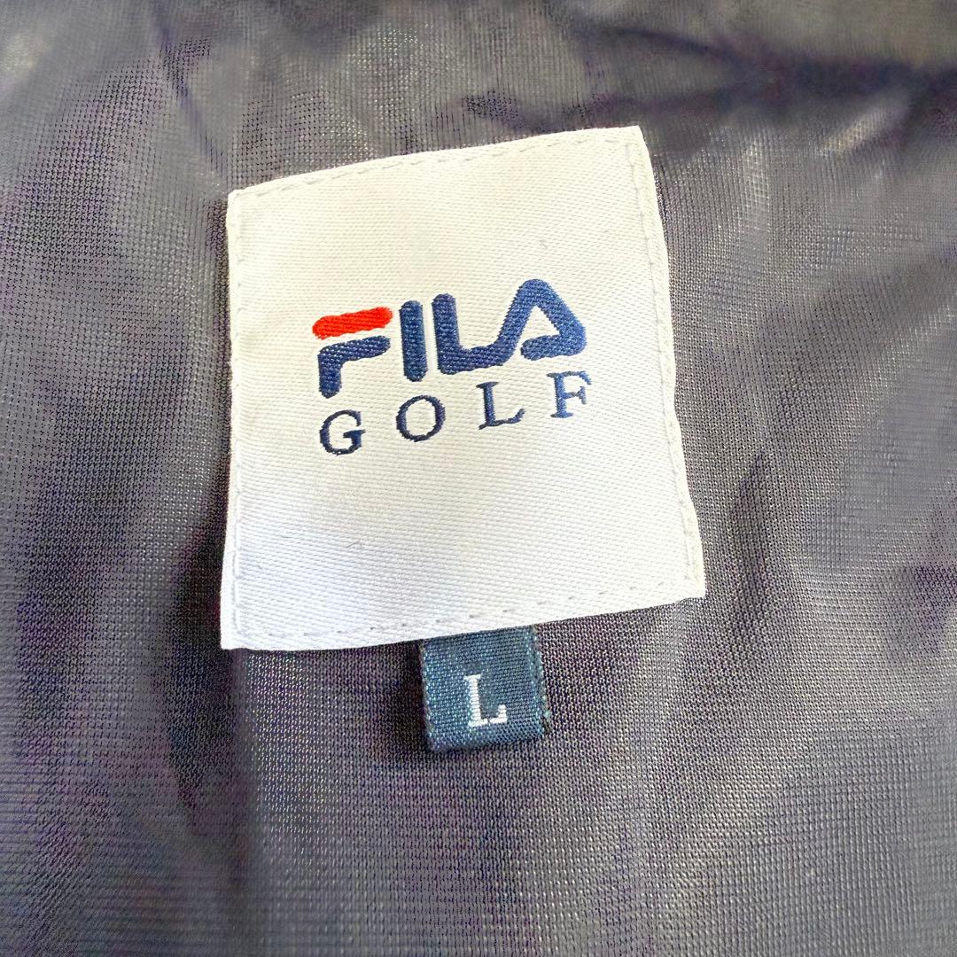 【フィラゴルフ】美品 ワンピース ボア キルティング ブラック L レディース