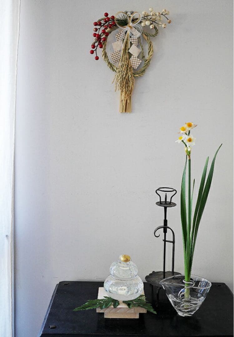 新品未使用　ガラス鏡餅