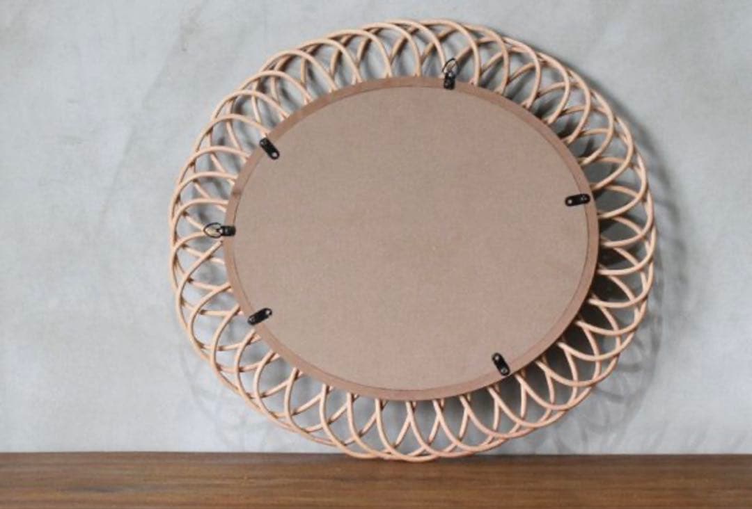 ロッタ ラタン ミラー エリプス L