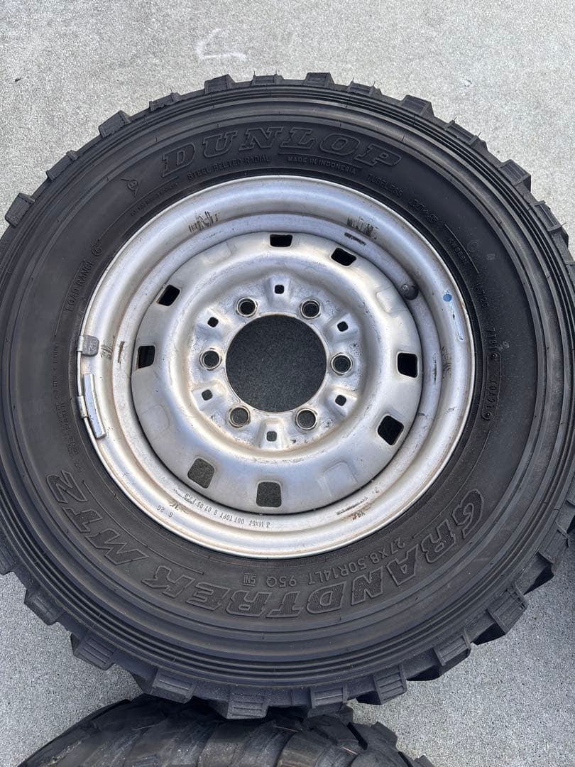 ダットサントラック　D21 純正　14インチ 鉄チンホイール4本　タイヤ付き