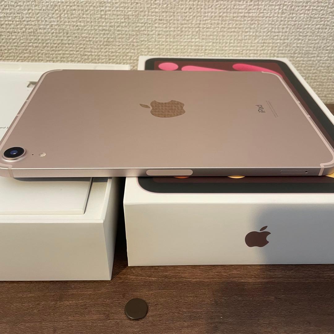 美品 iPad mini 6 cellular 256GB ピンク
