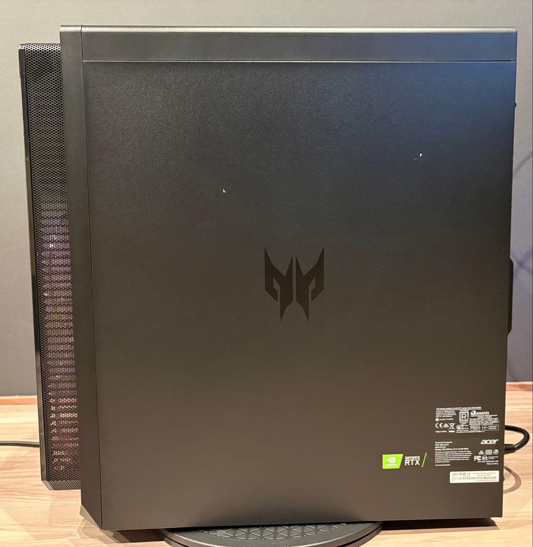 SSD追加　RTX4080 Predator　i7 13700F　ゲーミングPC