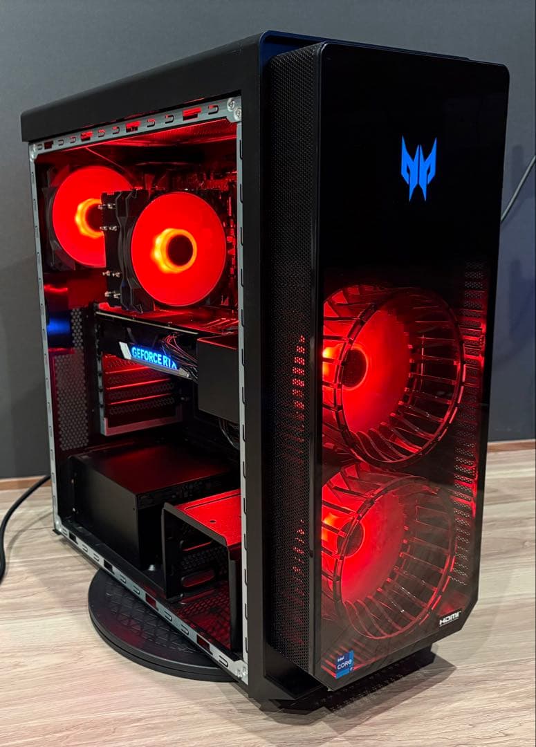 SSD追加　RTX4080 Predator　i7 13700F　ゲーミングPC