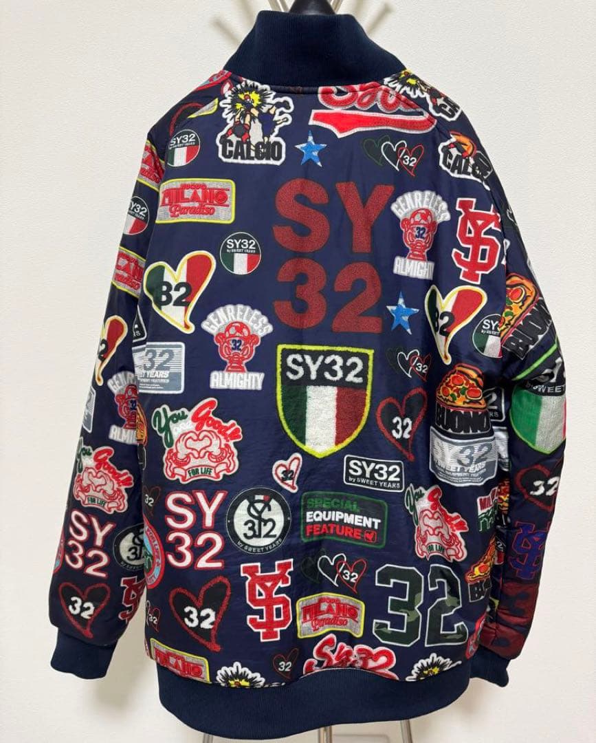 SY32 MA1 リバーシブル ジャケット ブルゾン メンズ