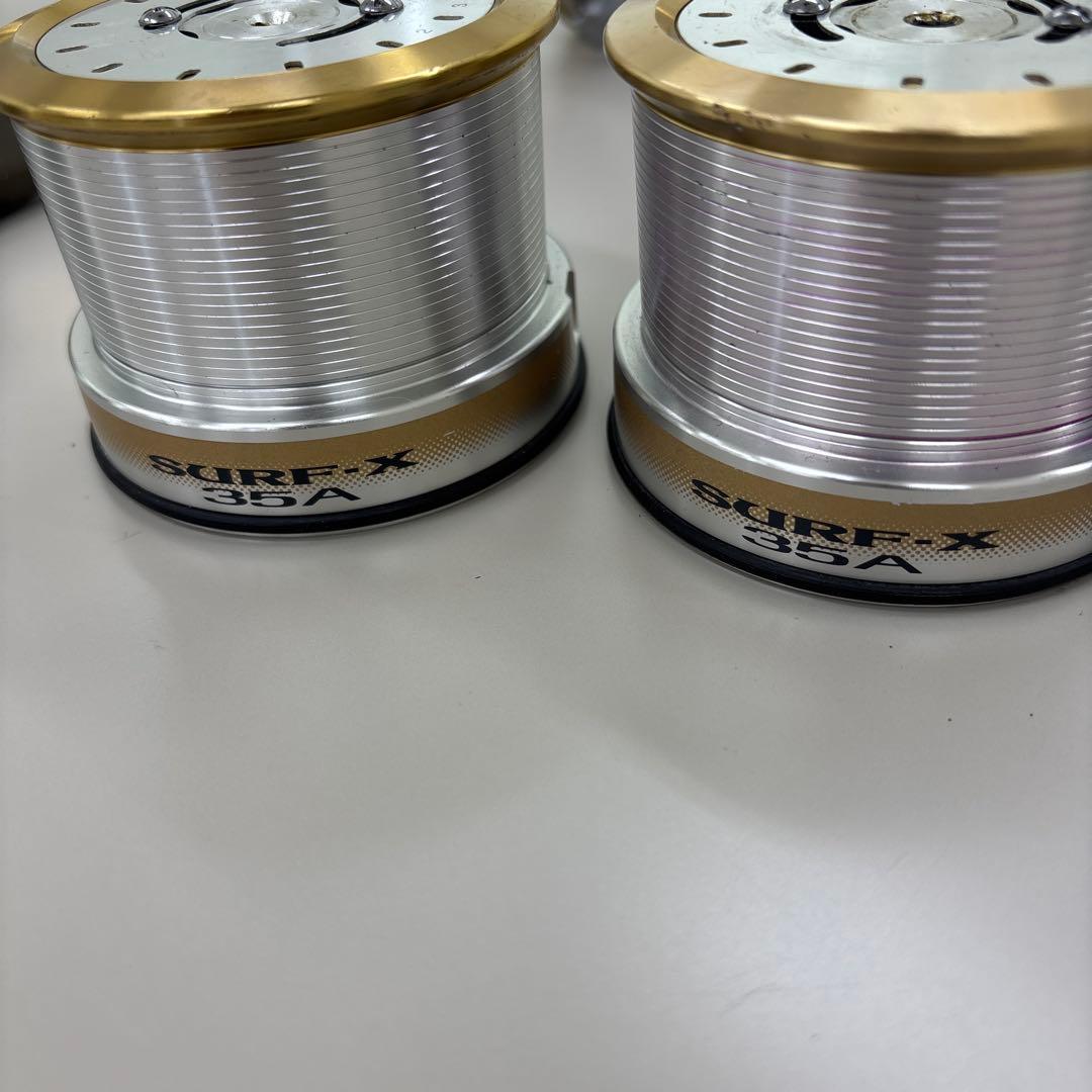 ダイワ　サーフ　SURF-X 35A 白3台 替スプール4コ