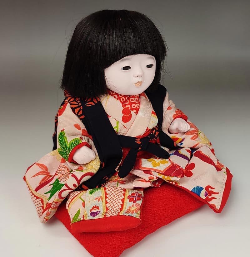 松乾斎東光作　8号おさな人形　女の子