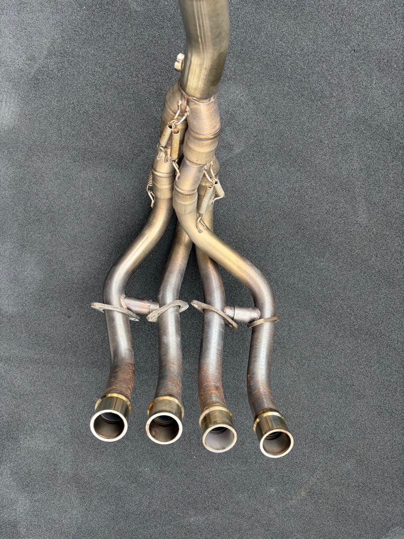 ステンレス製エキゾーストパイプ
