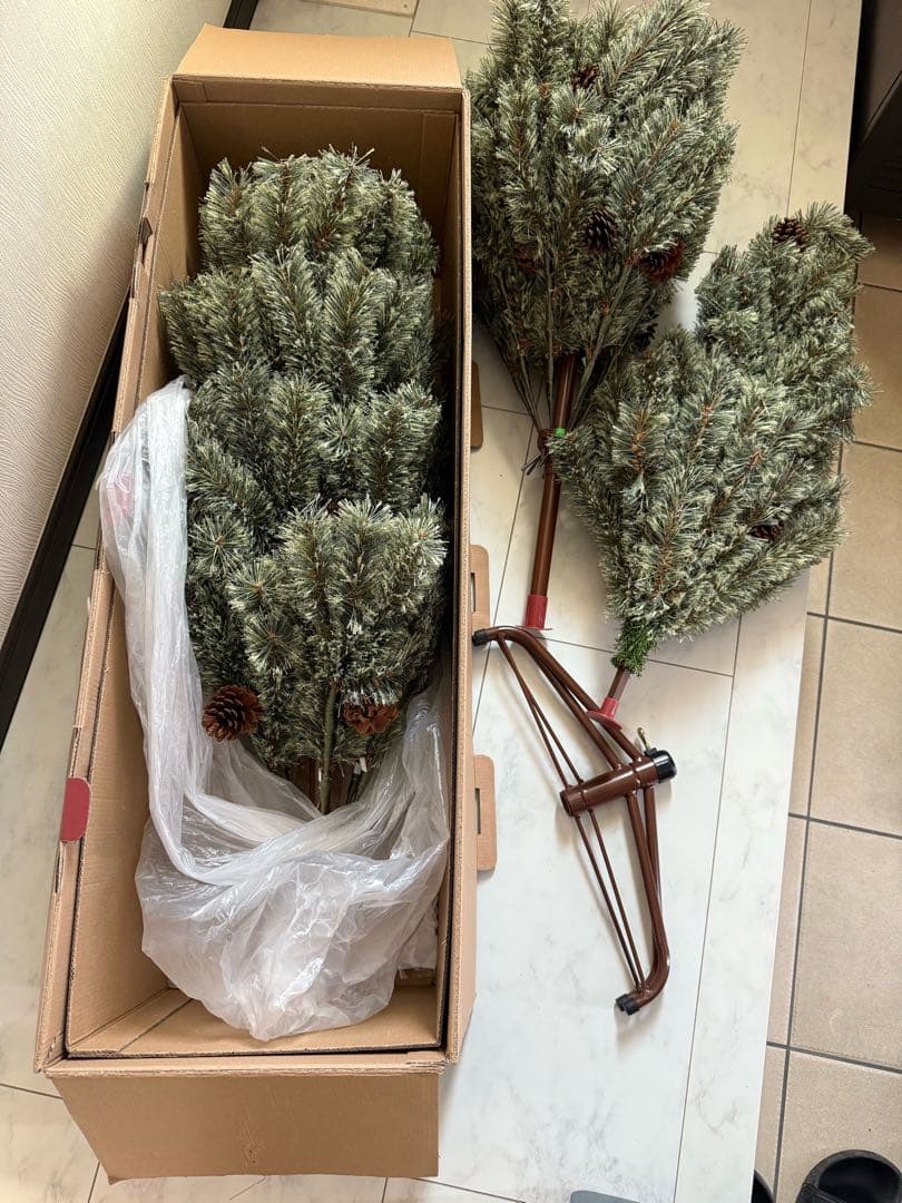 ニコアンド　クリスマスツリー 180cm