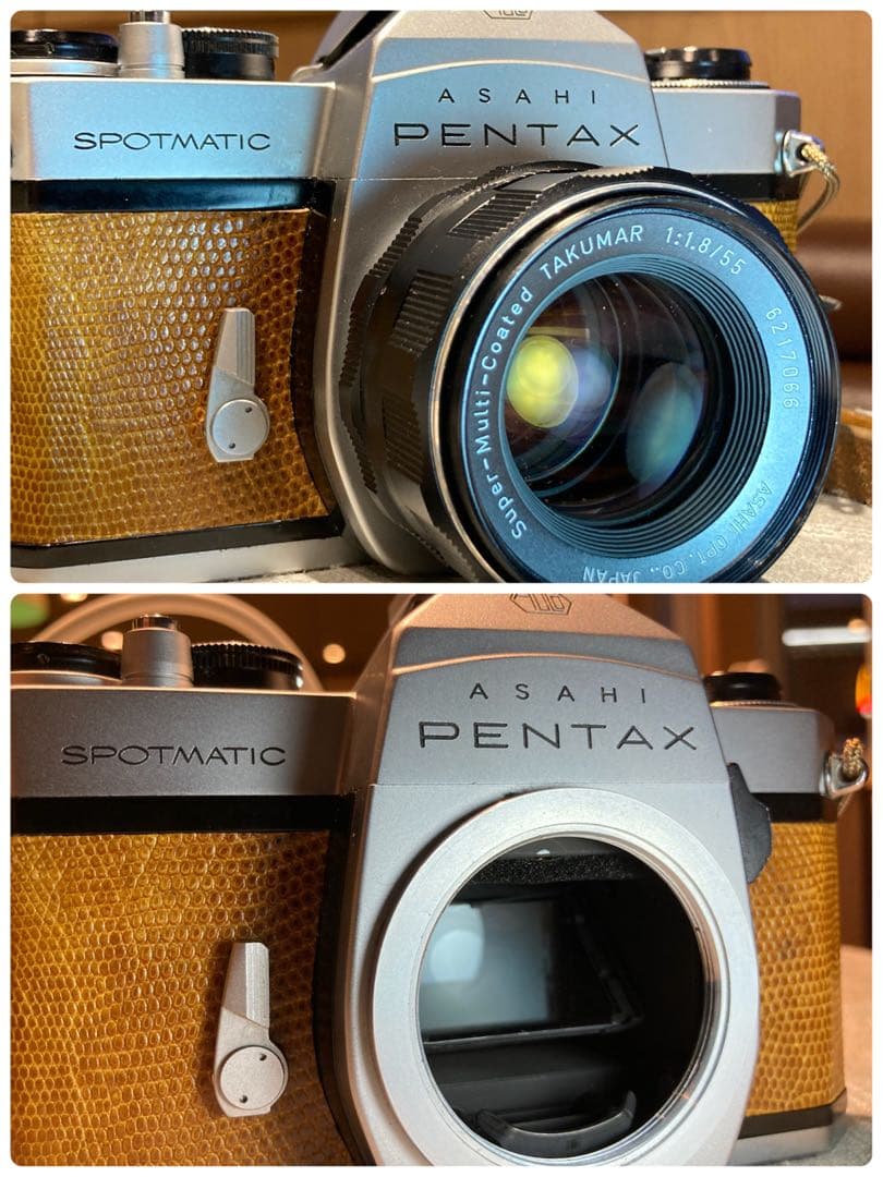 入門に！★PENTAX SP★レンズセット★完動品＊初期保証＊リザード本革外装