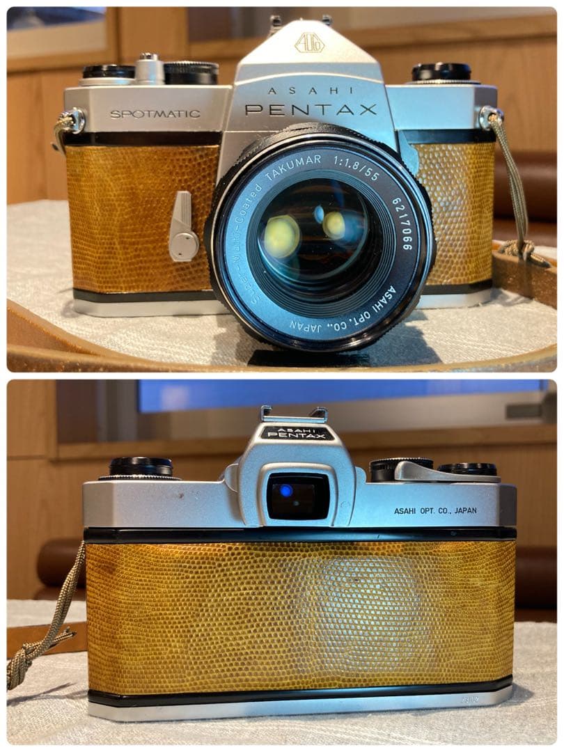入門に！★PENTAX SP★レンズセット★完動品＊初期保証＊リザード本革外装