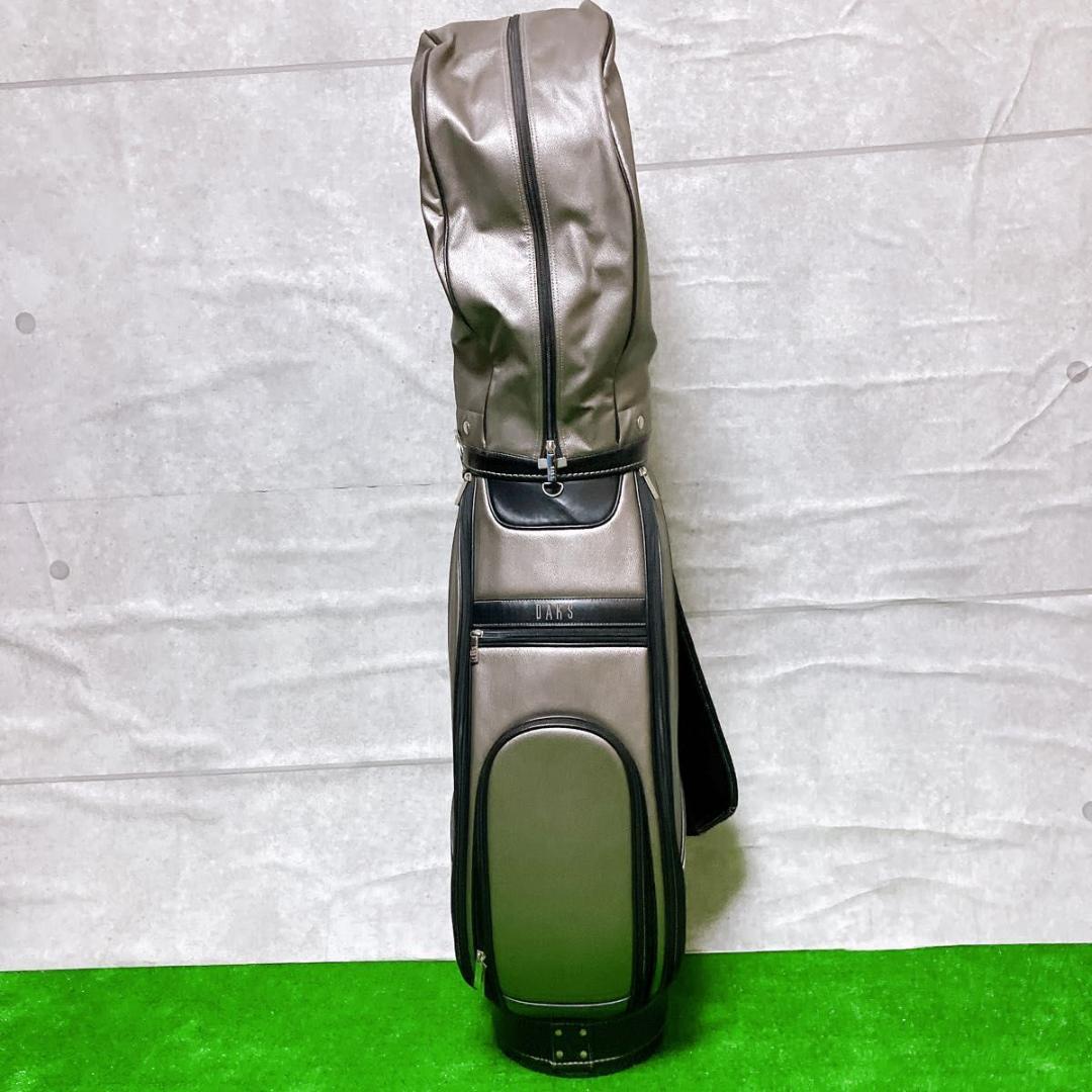 DAKS ゴルフ キャディバッグ チェック柄 9型 46インチ対応 美品