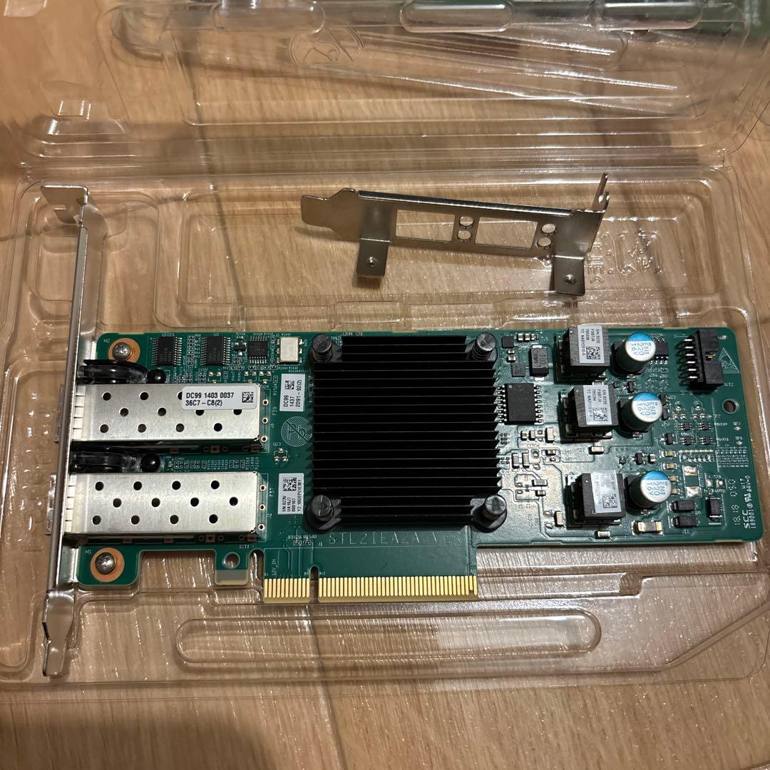ConnectX-4 25GbE/10GbE +25G AOCケーブル　2セット