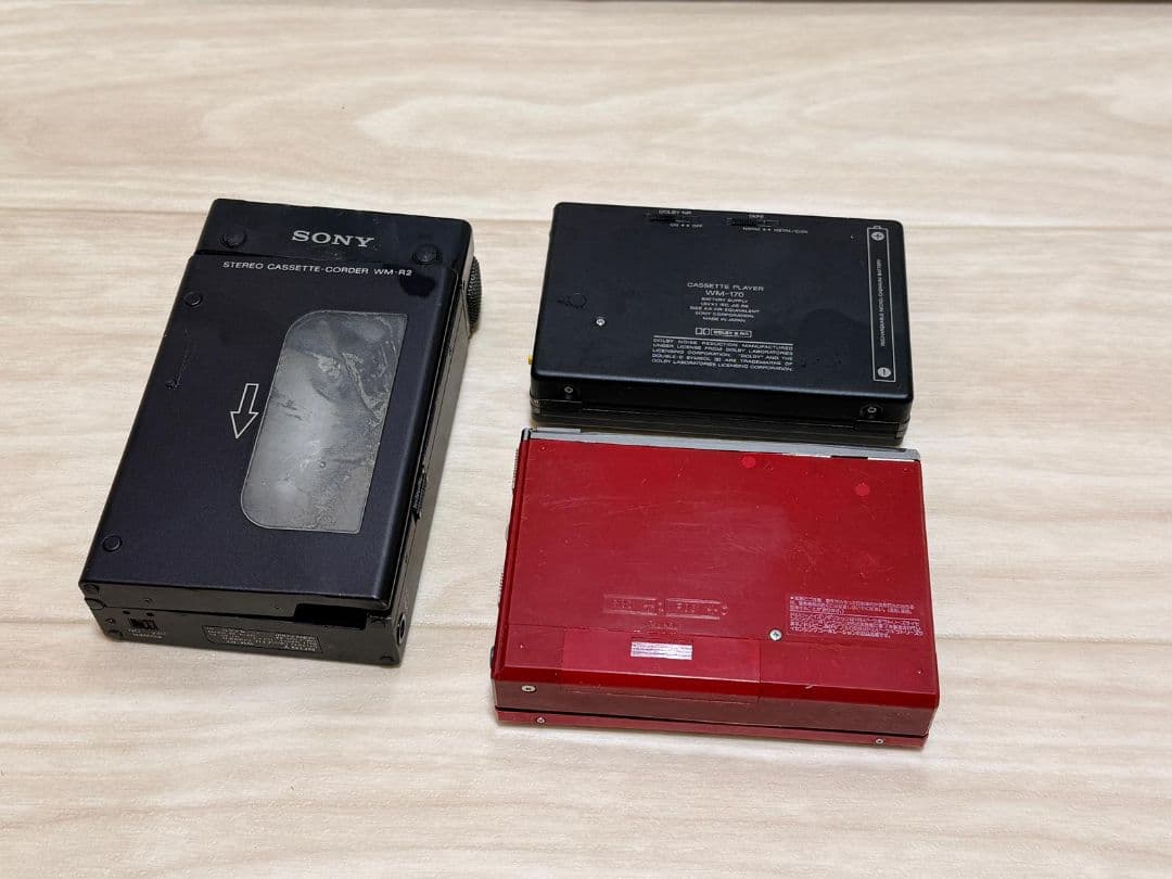 SONY、Toshiba ウォークマン 6台 オートリバース ジャンク