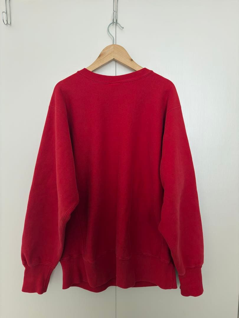 90s USA製 championリバースウィーブ 赤