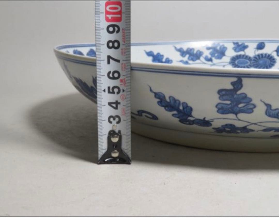 「旧家蔵出し」明時代　宝尽くし獅子紋大盤　中国美術