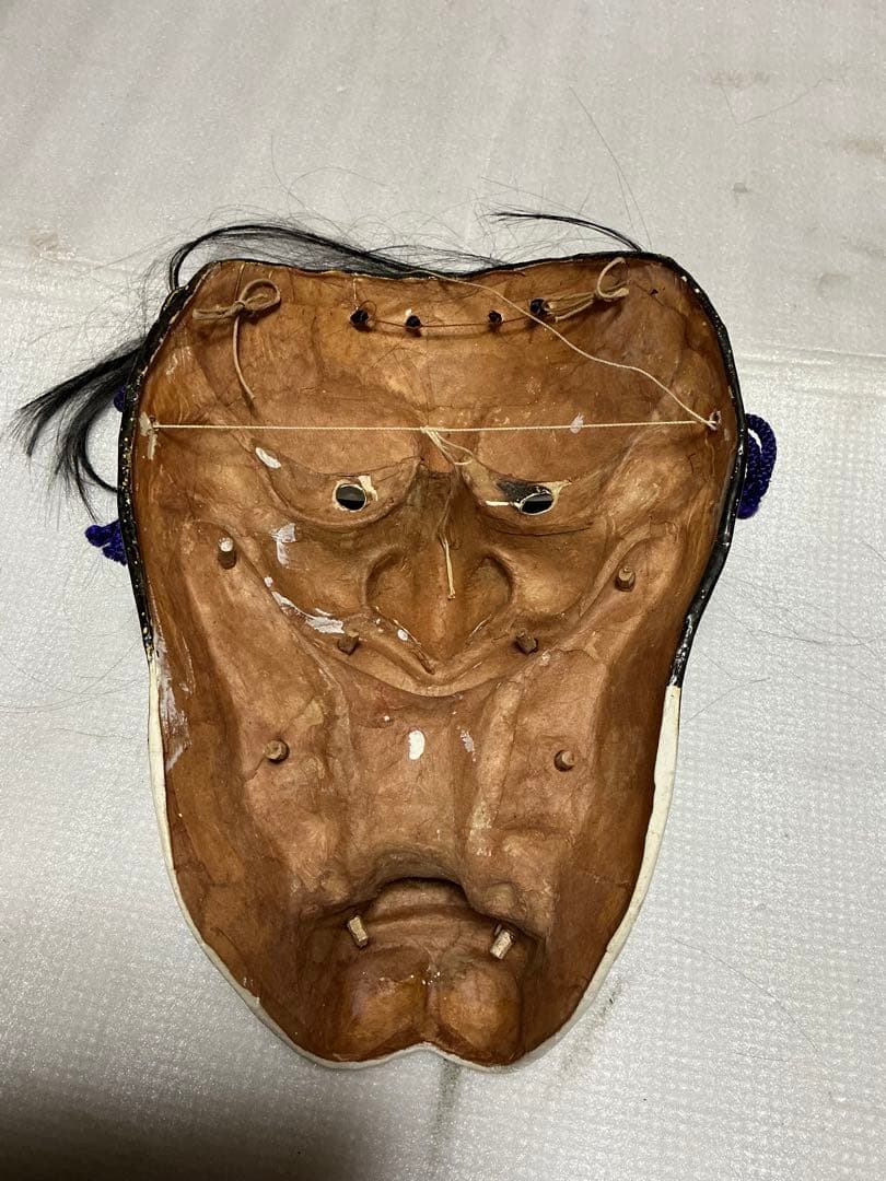 石見神楽・神楽面　和紙製。【我が家の魔除けとして…】。