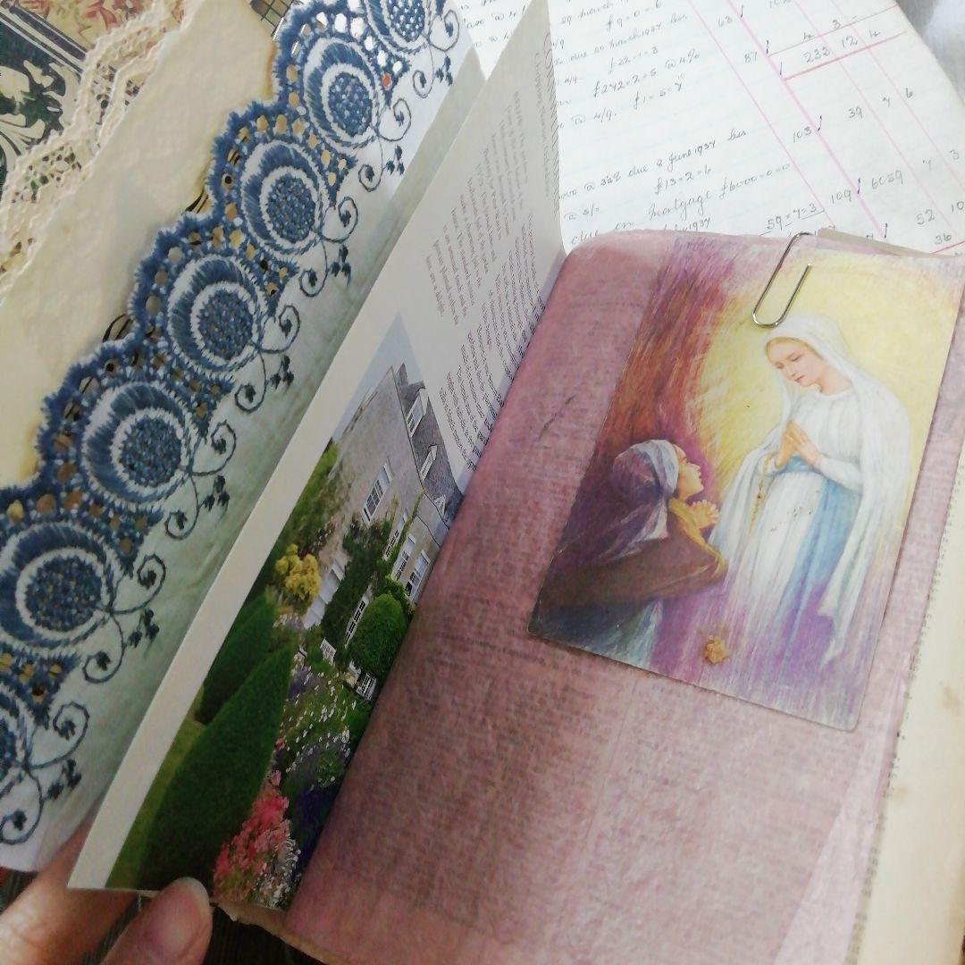 分厚ーーいジャンクジャーナル♡雑記帳　ヴィンテージ　植物　ブロカント