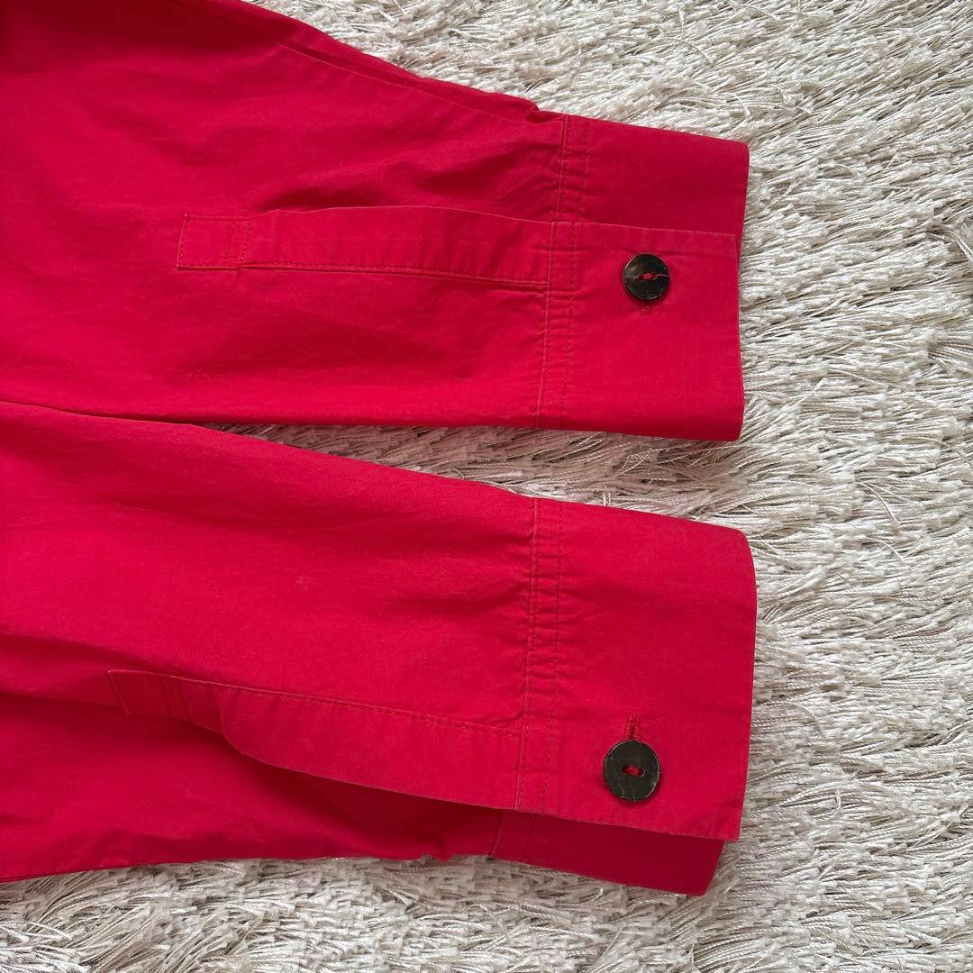 萌 モユル シャツワンピース コクーン アートデザイン バンドカラー 変形