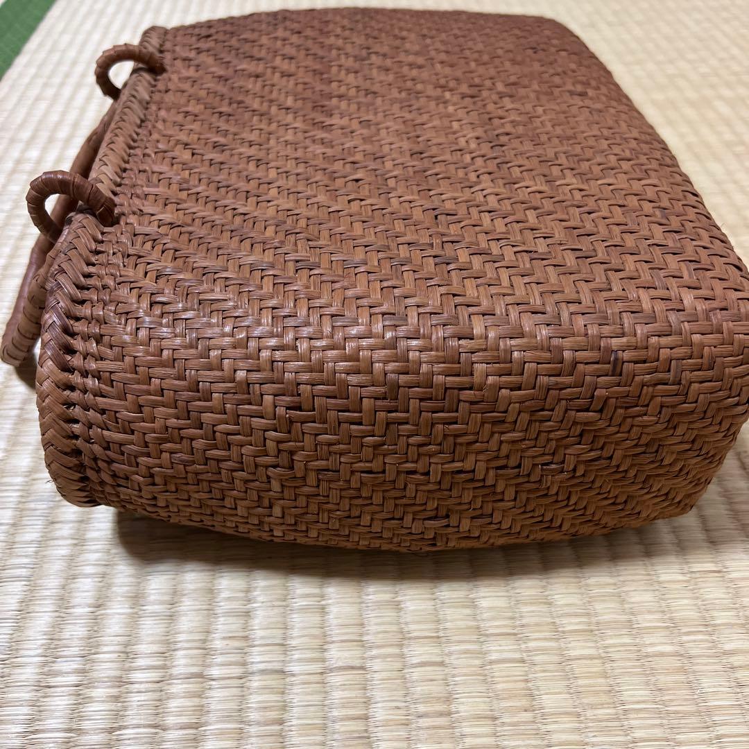 ★極美品★　山葡萄　かごバッグ網代編
