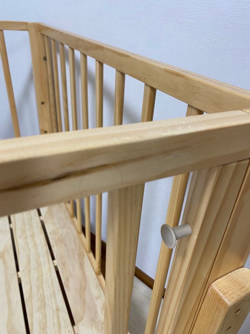 そいねーる ミニ ベビーベッド ナチュラル