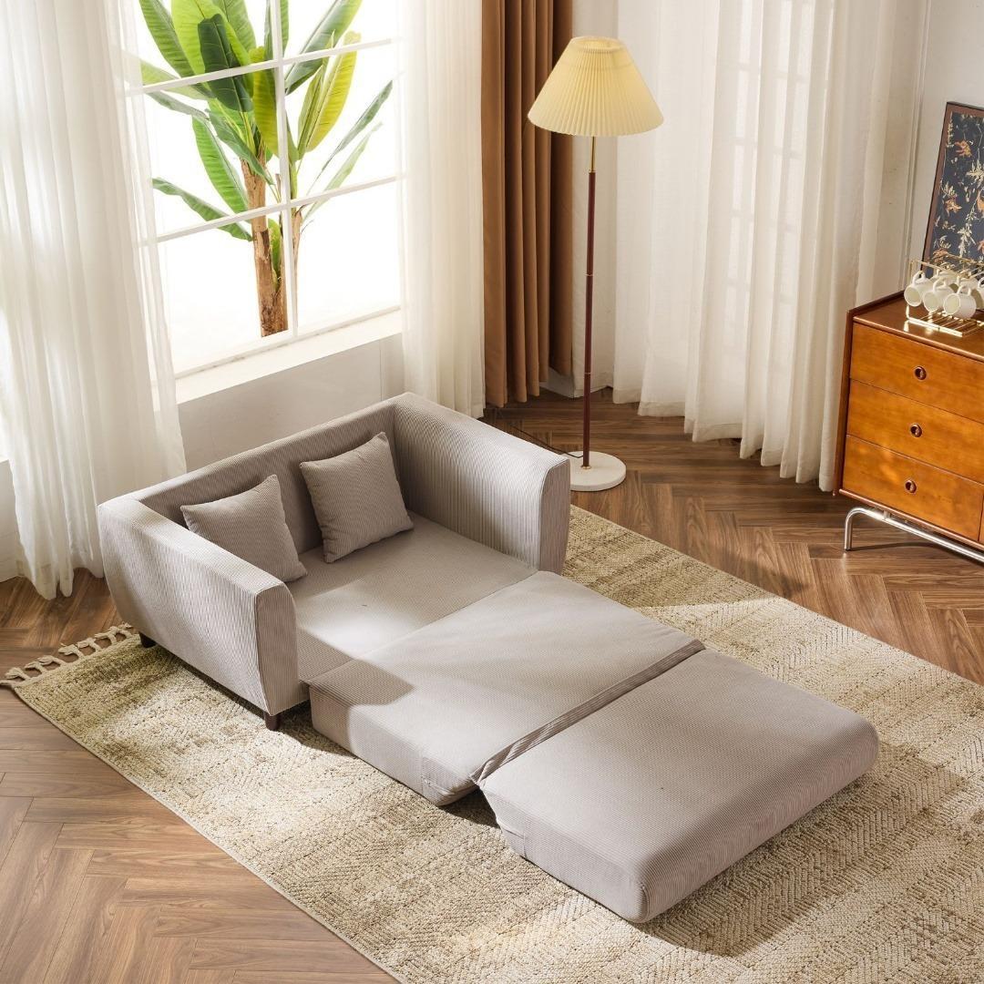 多機能 ソファ 2人掛け ソファベッド 折りたたみ コンパクト １人暮らし