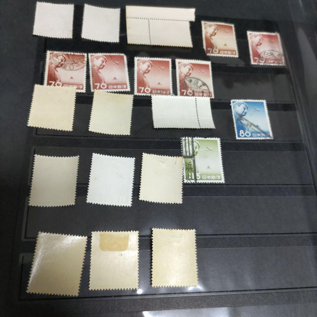 ぶ*ん様 銭単位　航空切手　未使用、使用済混合